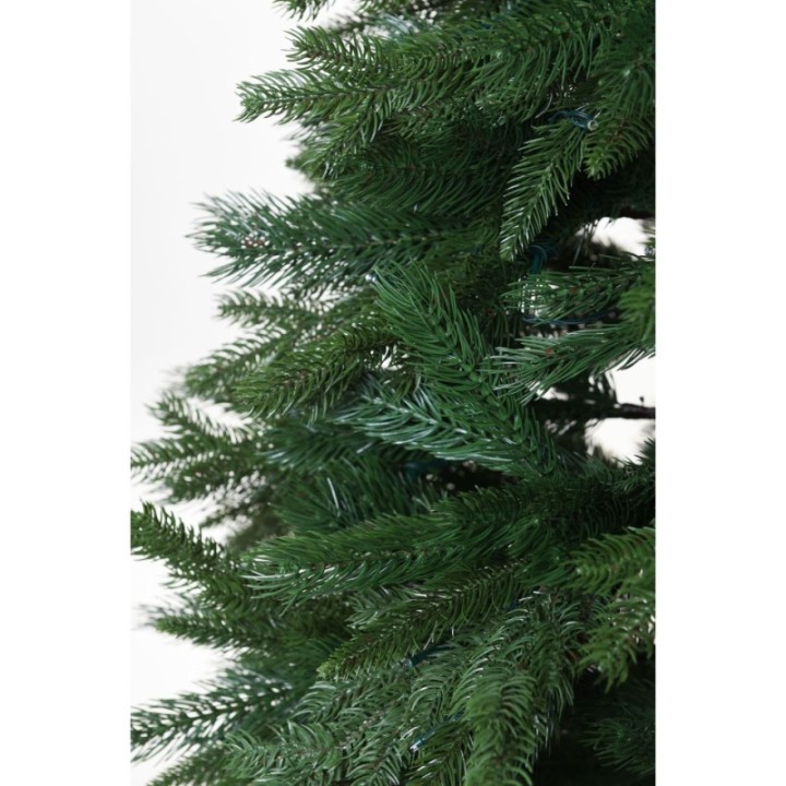 Künstlicher Premium Weihnachtsbaum Nordmanntanne LED, 150 cm hoch