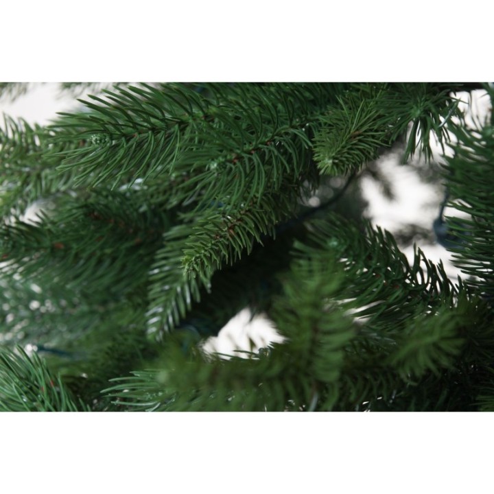 Künstlicher Premium Weihnachtsbaum Nordmanntanne LED, 150 cm hoch