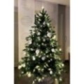 Künstlicher Premium Weihnachtsbaum Nordmanntanne LED, 180 cm hoch