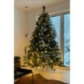 Künstlicher Premium Weihnachtsbaum Nordmanntanne LED, 210 cm hoch
