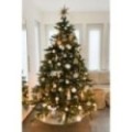 Künstlicher Premium Weihnachtsbaum Nordmanntanne LED, 210 cm hoch