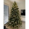 Künstlicher Premium Weihnachtsbaum Nordmanntanne LED, 240 cm hoch