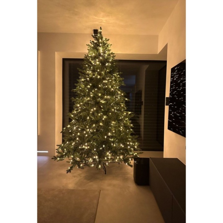 Künstlicher Premium Weihnachtsbaum Nordmanntanne LED, 270 cm hoch