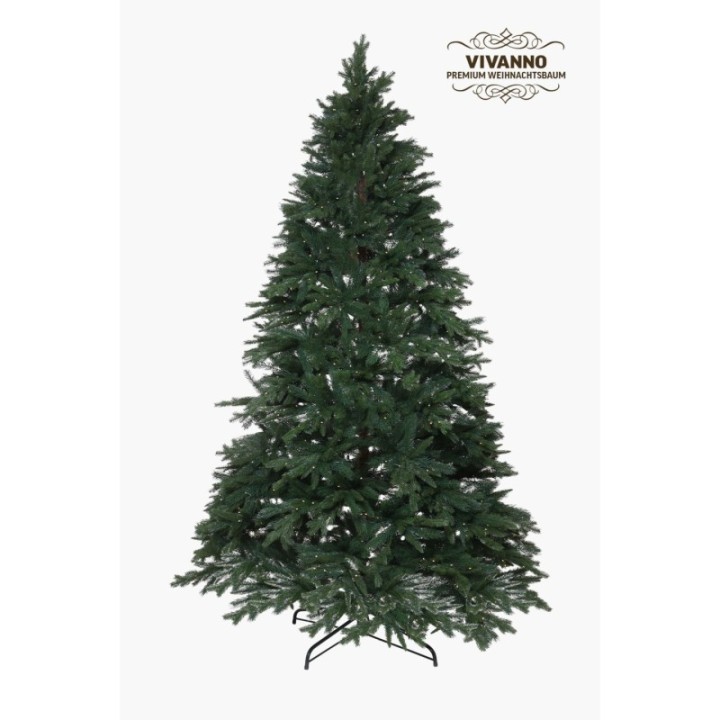 Künstlicher Premium Weihnachtsbaum Nordmanntanne LED, 270 cm hoch
