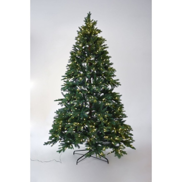 Künstlicher Premium Weihnachtsbaum Nordmanntanne LED, 270 cm hoch