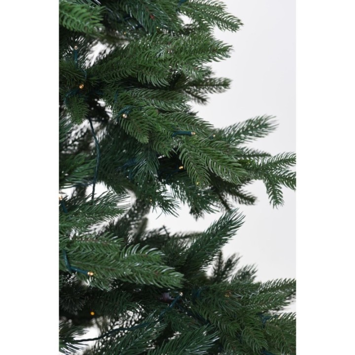 Künstlicher Premium Weihnachtsbaum Nordmanntanne LED, 270 cm hoch