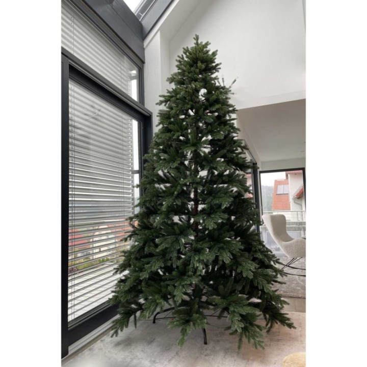 Künstlicher Premium Weihnachtsbaum Nordmanntanne LED, 300 cm hoch