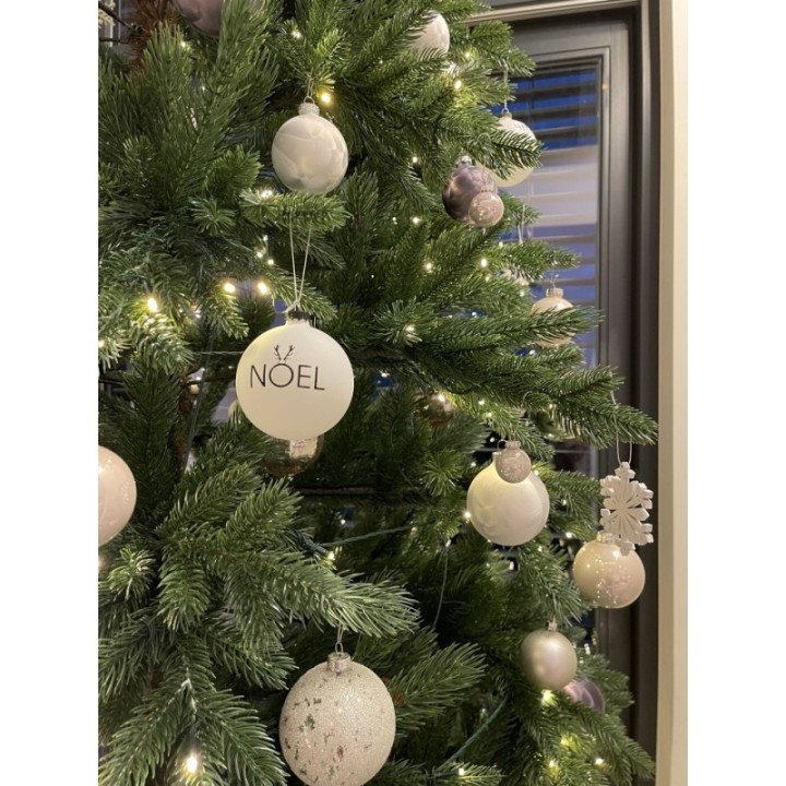 Künstlicher Premium Weihnachtsbaum Nordmanntanne LED, 300 cm hoch