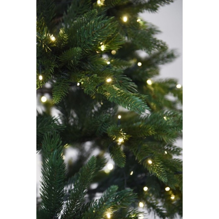 Künstlicher Premium Weihnachtsbaum Nordmanntanne LED, 300 cm hoch