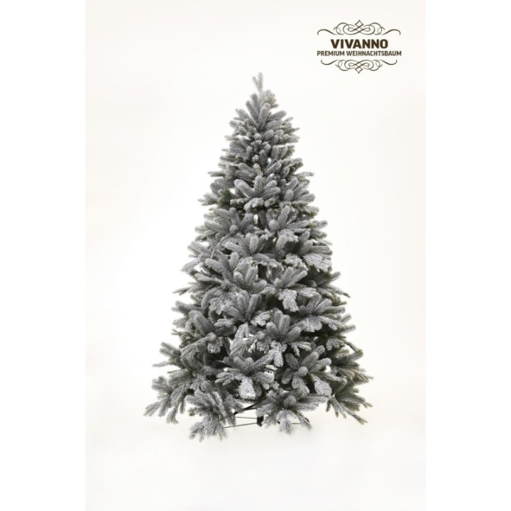 Künstlicher Weihnachtsbaum Premium Nordmanntanne mit Schnee, 150 cm hoch