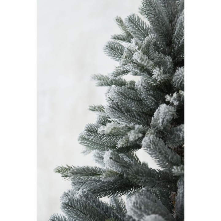 Künstlicher Weihnachtsbaum Premium Nordmanntanne mit Schnee, 150 cm hoch