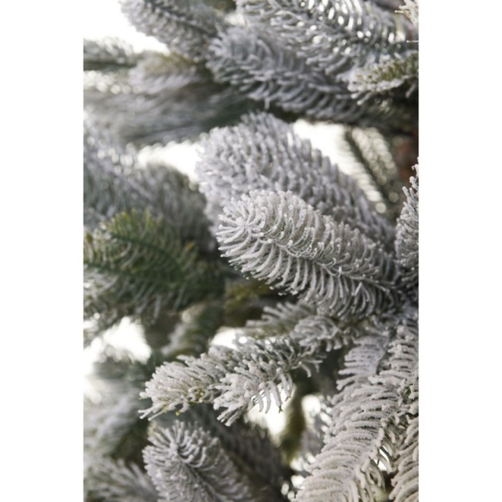 Künstlicher Weihnachtsbaum Premium Nordmanntanne mit Schnee, 150 cm hoch