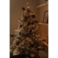 Künstlicher Weihnachtsbaum Premium Nordmanntanne mit Schnee, 210 cm hoch