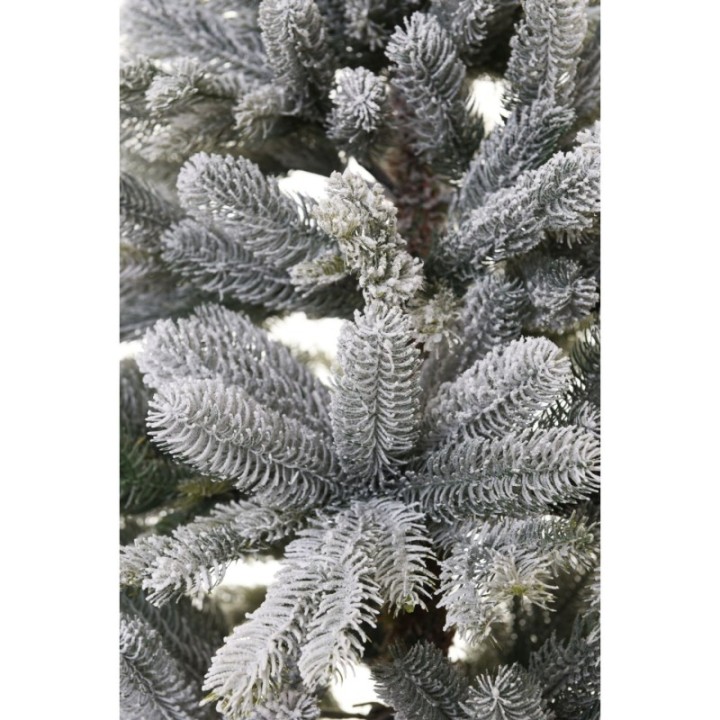 Künstlicher Weihnachtsbaum Premium Nordmanntanne mit Schnee, 210 cm hoch