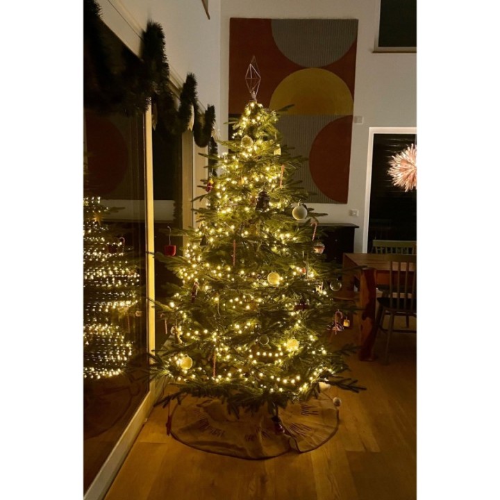 Künstlicher Premium Weihnachtsbaum Fichte, 210 cm hoch