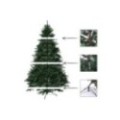 Künstlicher Premium Weihnachtsbaum Fichte, 210 cm hoch