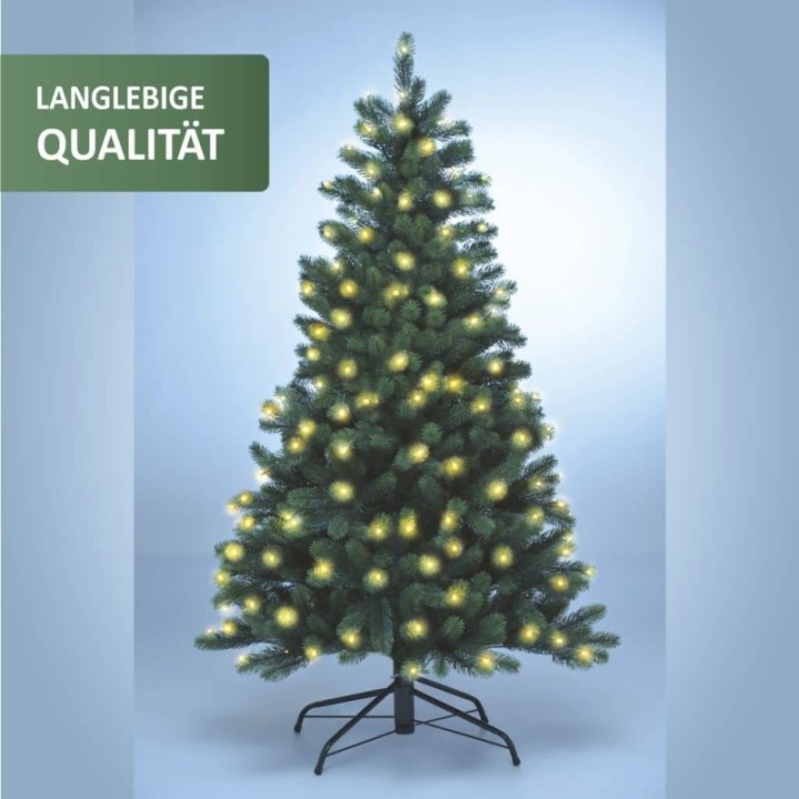 Premium LED Spritzguss Blautanne, ca. 150cm