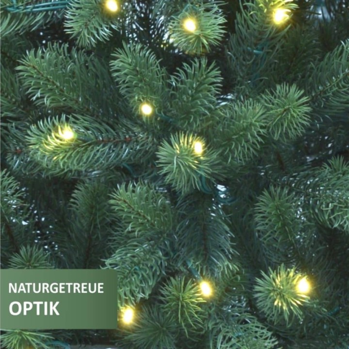 Premium LED Spritzguss Blautanne, ca. 210cm