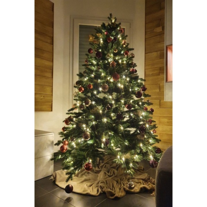 Künstlicher Premium Weihnachtsbaum Nordmanntanne, 180 cm hoch