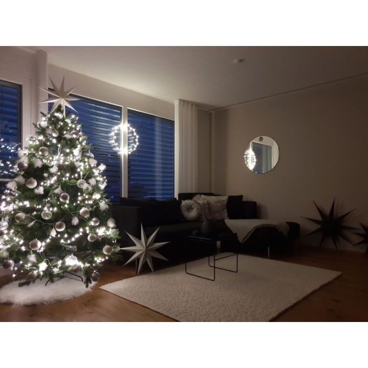 Künstlicher Premium Weihnachtsbaum Nordmanntanne, 180 cm hoch