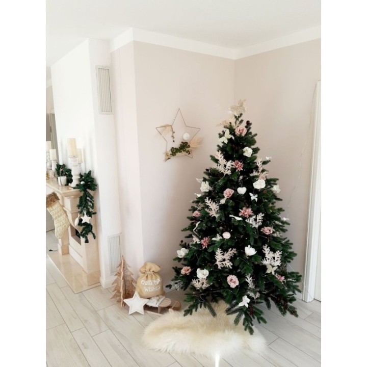 Künstlicher Premium Weihnachtsbaum Nordmanntanne, 180 cm hoch