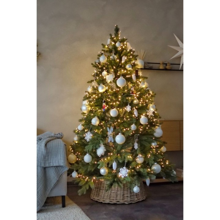 Künstlicher Premium Weihnachtsbaum Nordmanntanne, 180 cm hoch