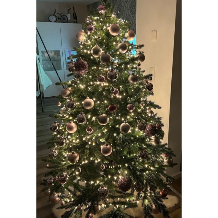 Künstlicher Premium Weihnachtsbaum Nordmanntanne, 180 cm hoch