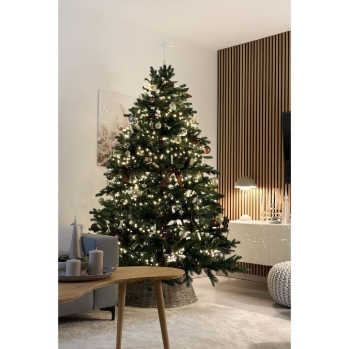 Künstlicher Premium Weihnachtsbaum Nordmanntanne, 210 cm hoch