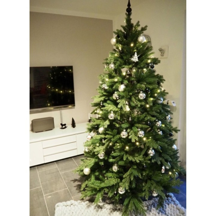 Künstlicher Premium Weihnachtsbaum Nordmanntanne, 210 cm hoch