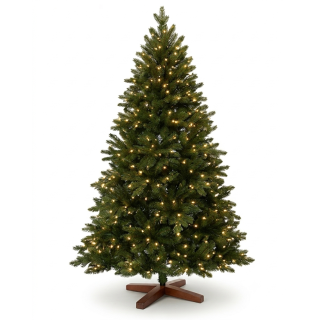Künstlicher Premium Weihnachtsbaum Nordmanntanne LED, 300 cm hoch