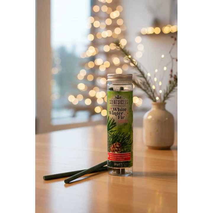 Duftstäbchen mit Haken für Weihnachtsbaum in verschiedenen Duftnoten