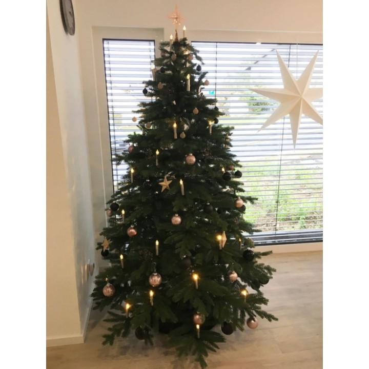 Künstlicher Premium Weihnachtsbaum Nordmanntanne, 210 cm hoch