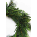 Weihnachtskranz Tannenkranz Kunstkranz gemischt grün, 70x15 cm