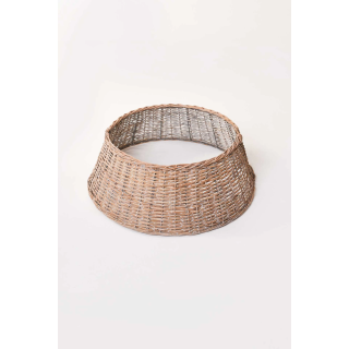 Tannenbaumabdeckung Tannenbaumverkleidung Rattan OSLONA beige natur