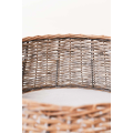 Tannenbaumabdeckung Tannenbaumverkleidung Rattan OSLONA beige natur