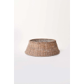 Tannenbaumabdeckung Tannenbaumverkleidung Rattan OSLONA beige natur