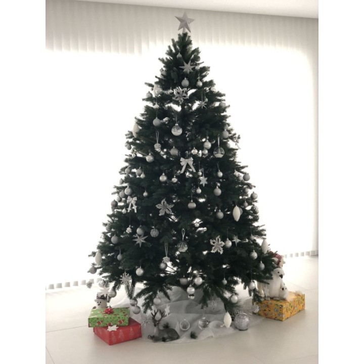 Künstlicher Premium Weihnachtsbaum Nordmanntanne, 240 cm hoch