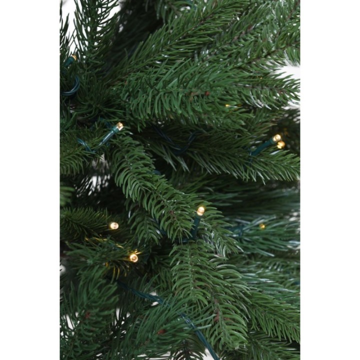 Künstlicher Premium Weihnachtsbaum Nordmanntanne LED, 120 cm hoch