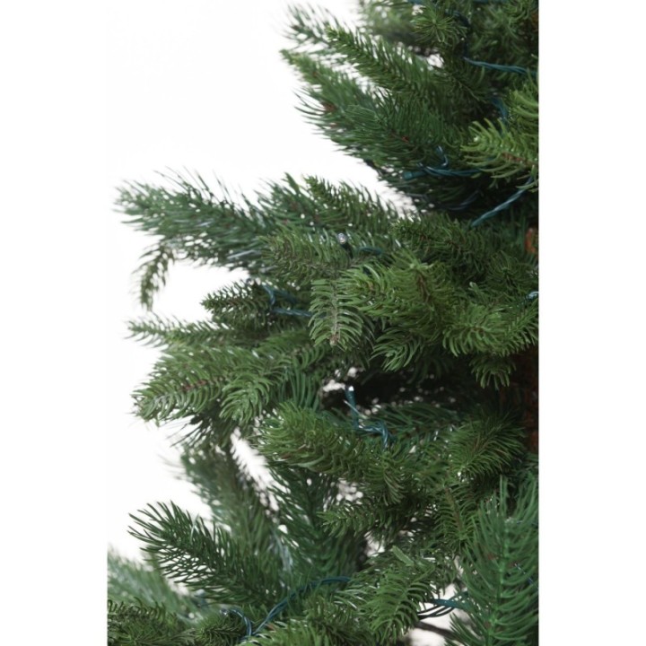 Künstlicher Premium Weihnachtsbaum Nordmanntanne LED, 120 cm hoch