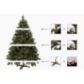 Künstlicher Premium Weihnachtsbaum Nordmanntanne LED, 120 cm hoch