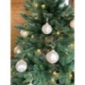 Künstlicher Premium Weihnachtsbaum Nordmanntanne LED, 150 cm hoch