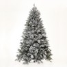 Künstliche Weihnachtsbäume mit Schnee