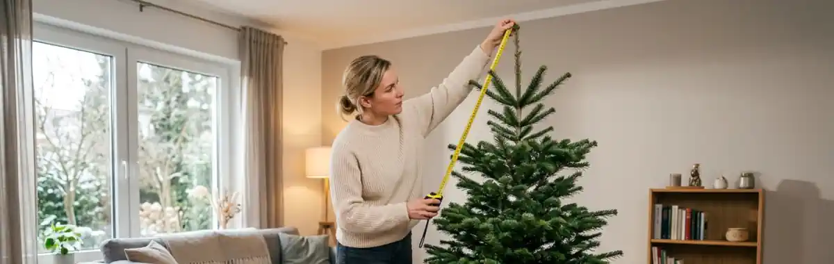 Künstliche Weihnachtsbäume - Die richtige Baumgröße finden