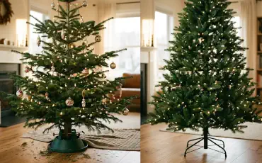 Echter vs. Künstlicher Weihnachtsbaum