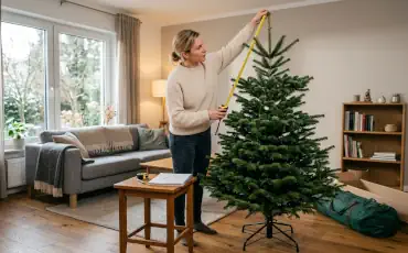 Künstliche Weihnachtsbäume - Die richtige Baumgröße finden